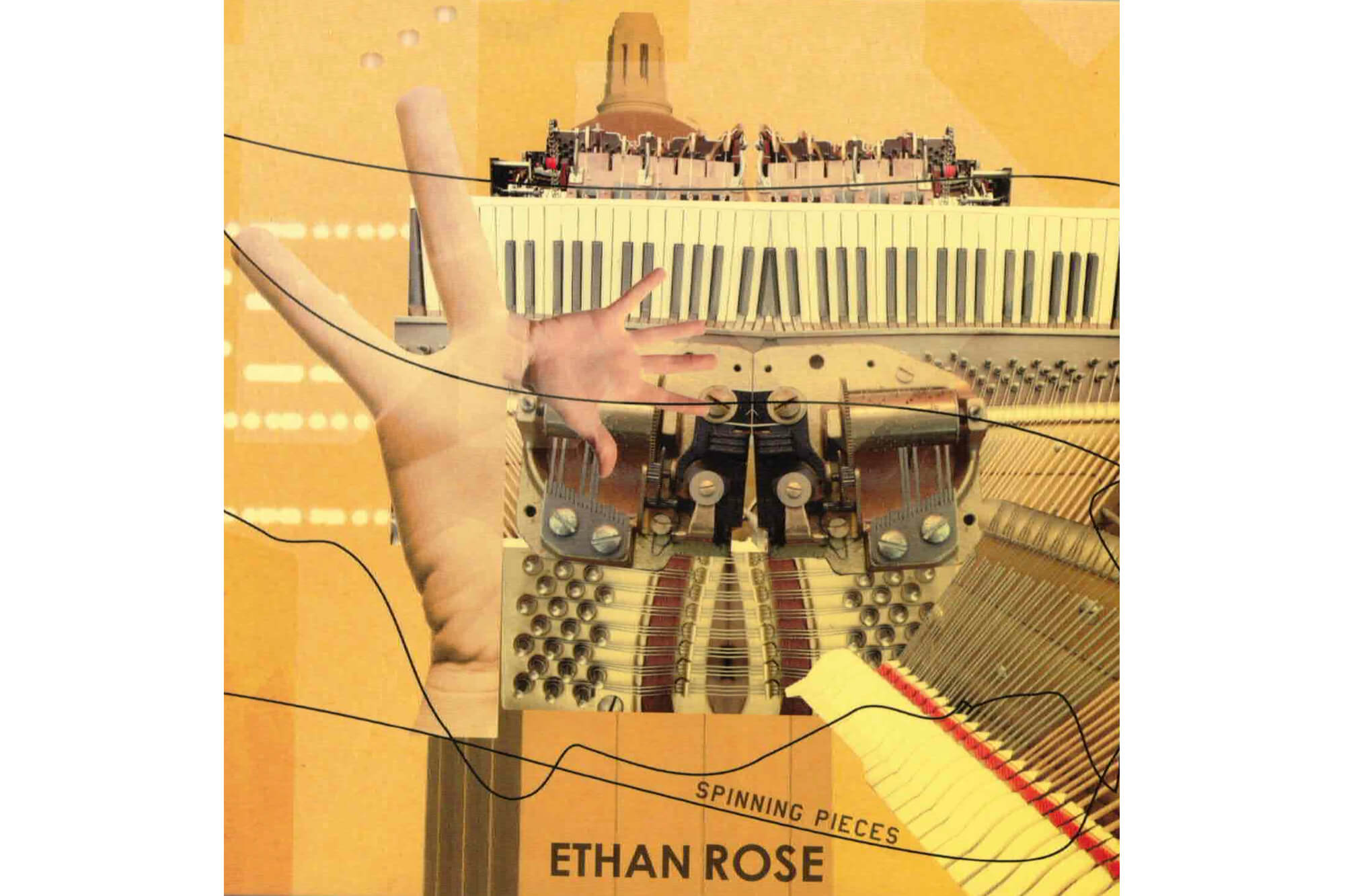 Cover for Spinning Pieces, an Album by Ethan Rose