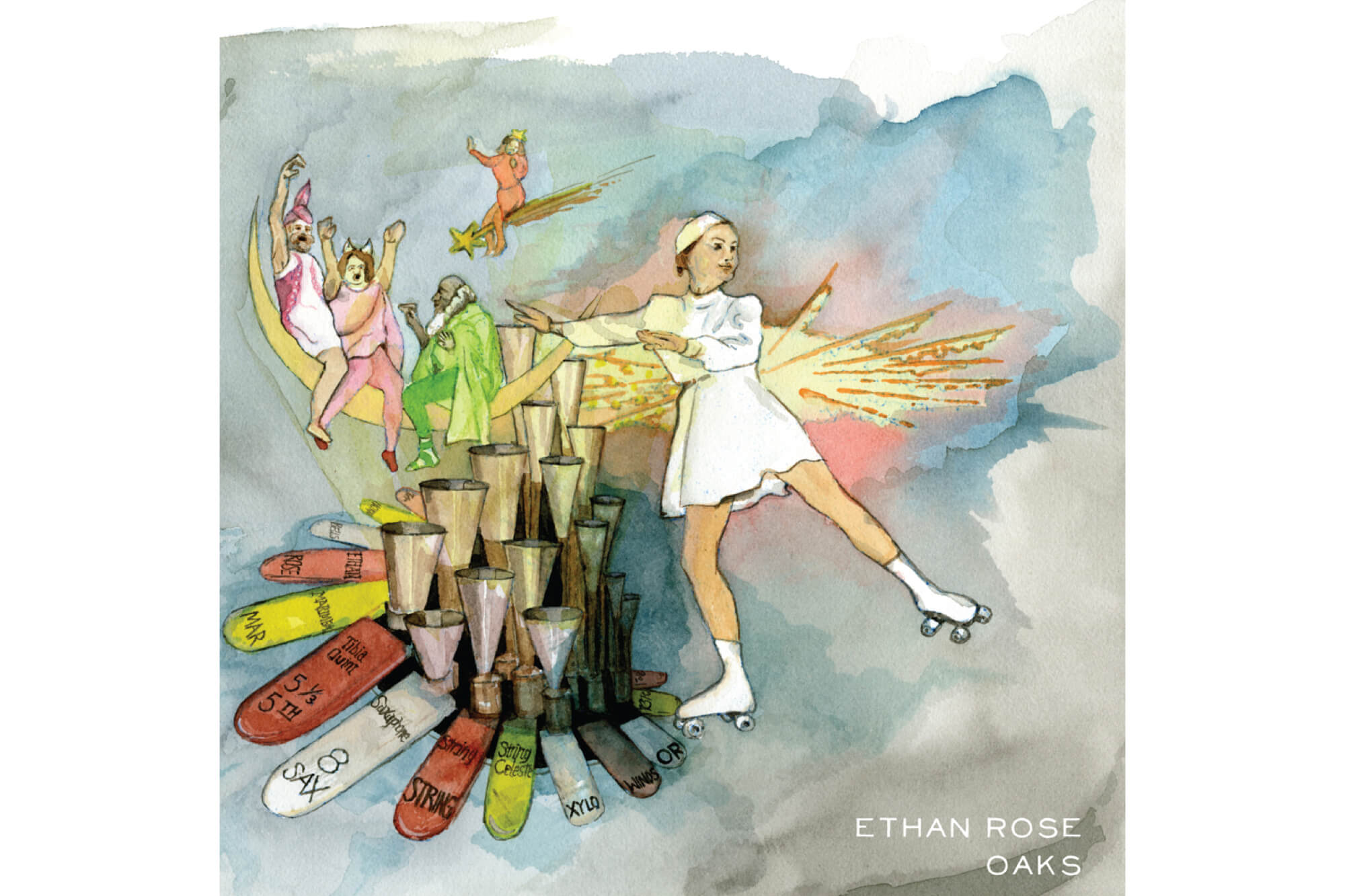 Cover for Oaks, an album by Ethan Rose