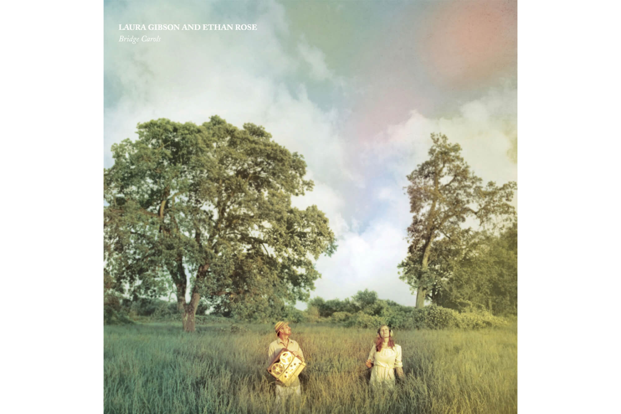 Cover for Bridge Carols, album by Ethan Rose and Laura Gibson