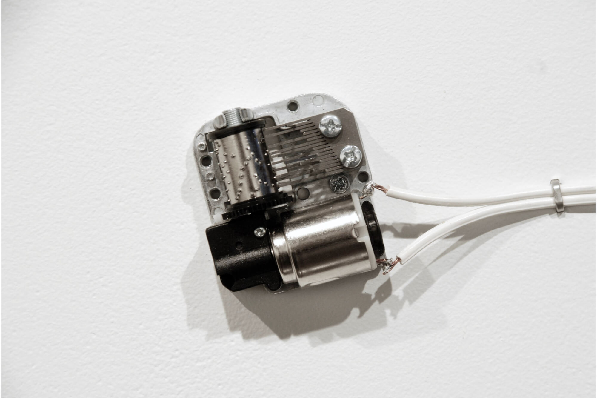 Closeup of Movements, art installation by Ethan Rose