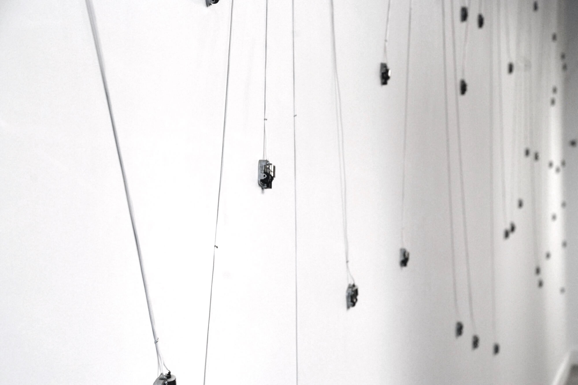 Detail of Movements, art installation by Ethan Rose