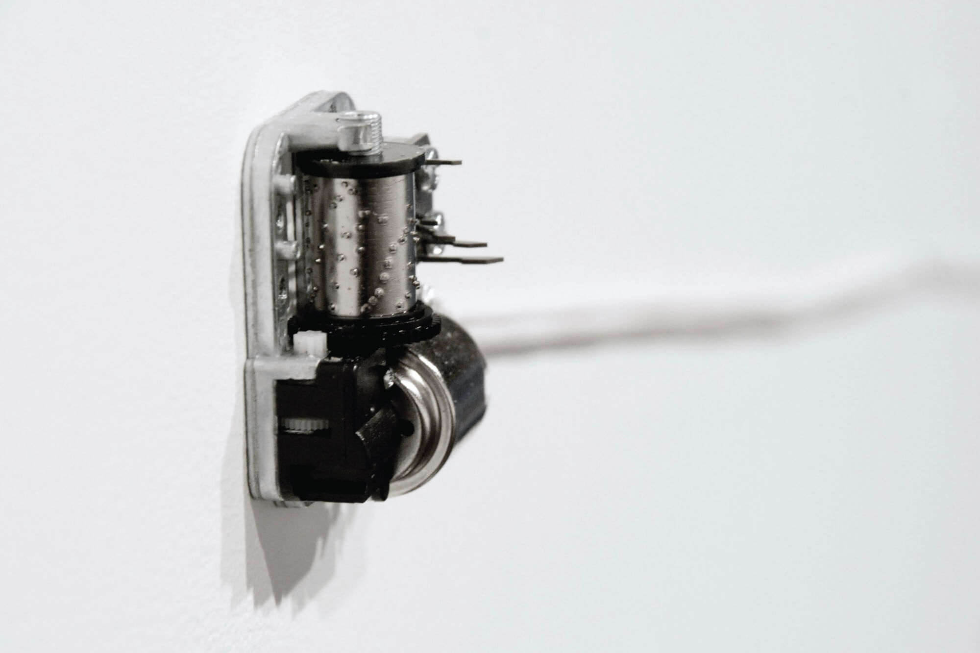 Closeup of Movements, art installation by Ethan Rose