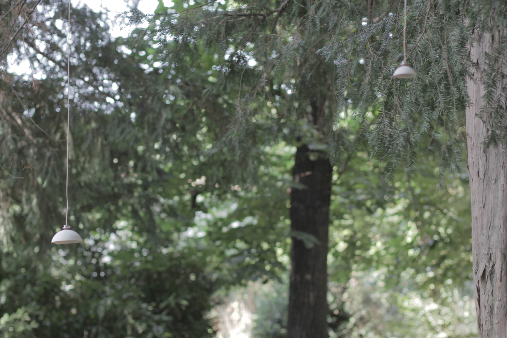 Wide view of Here & There, art installation by Ethan Rose