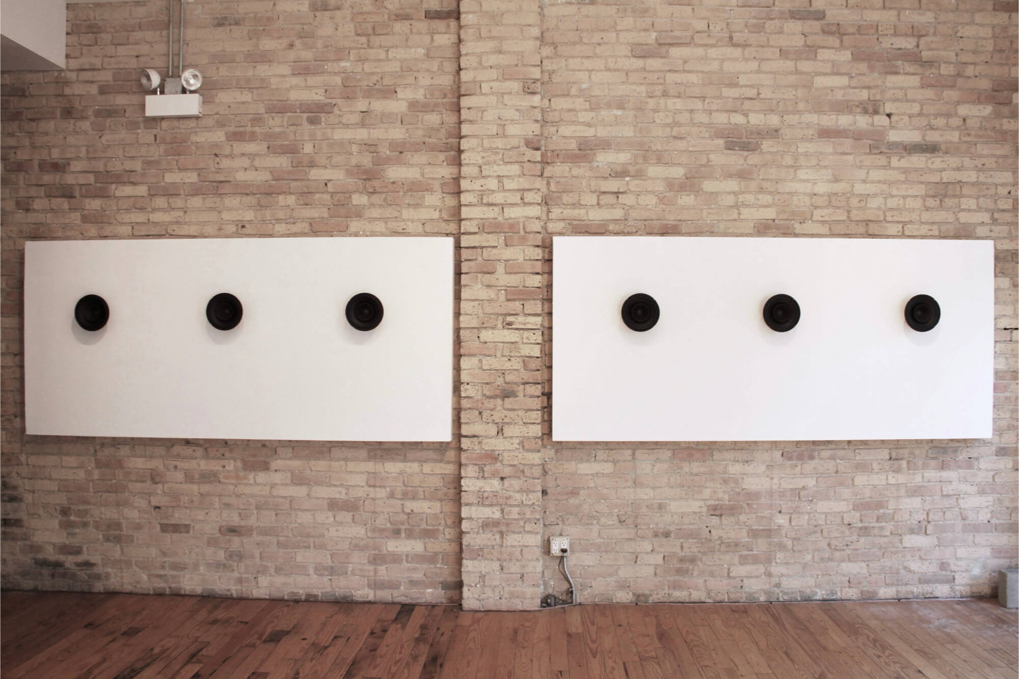 Detail of Reflection, art installation by Ethan Rose