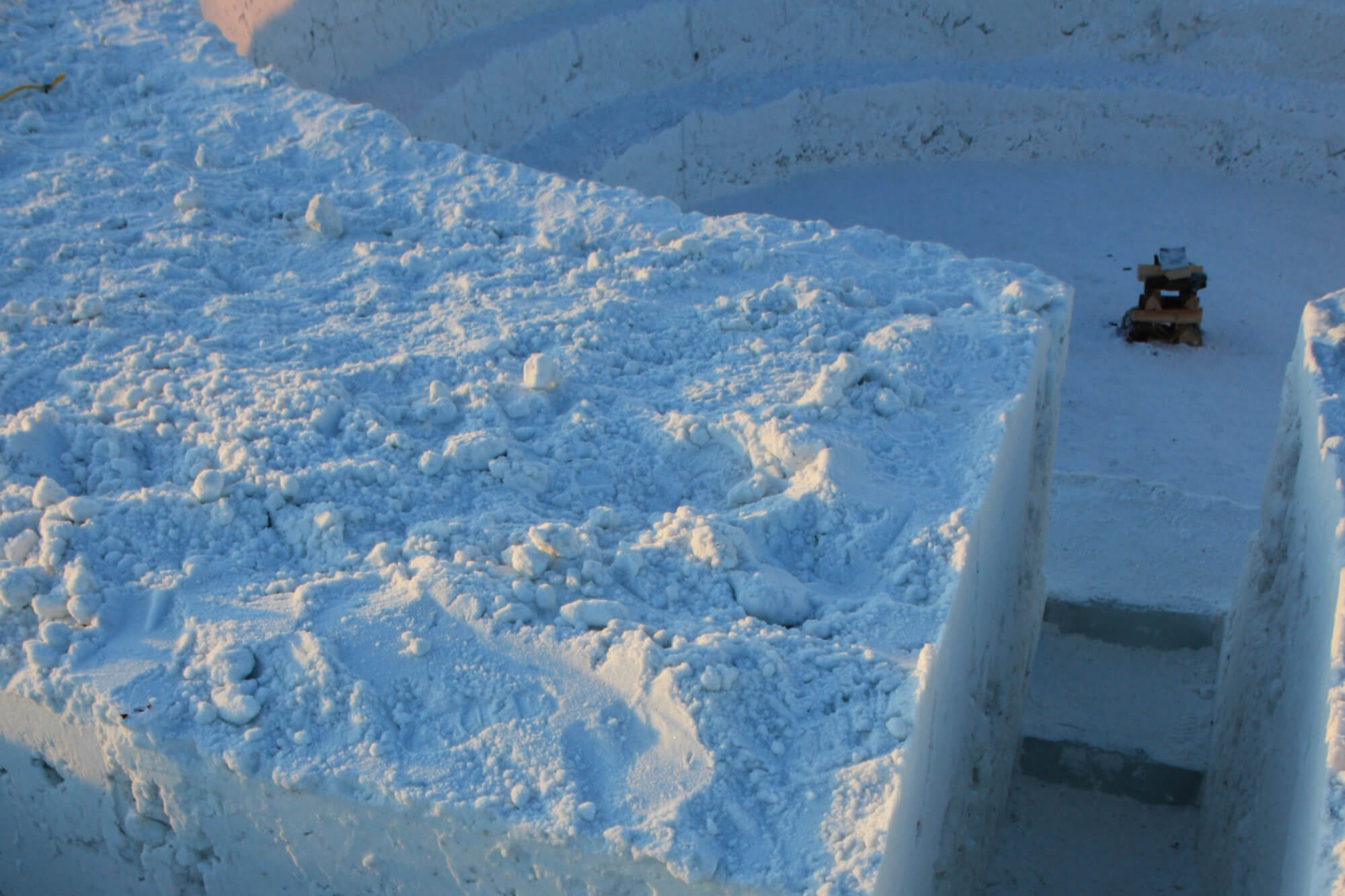 Overhead of Northern Sky Circle, art installation by molo and Ethan Rose