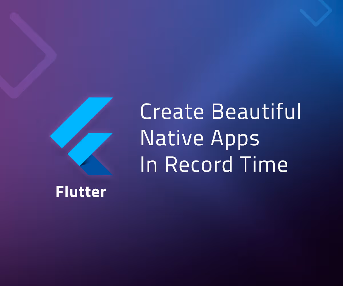 Flutter: Create Beautiful Native Apps In Record Time