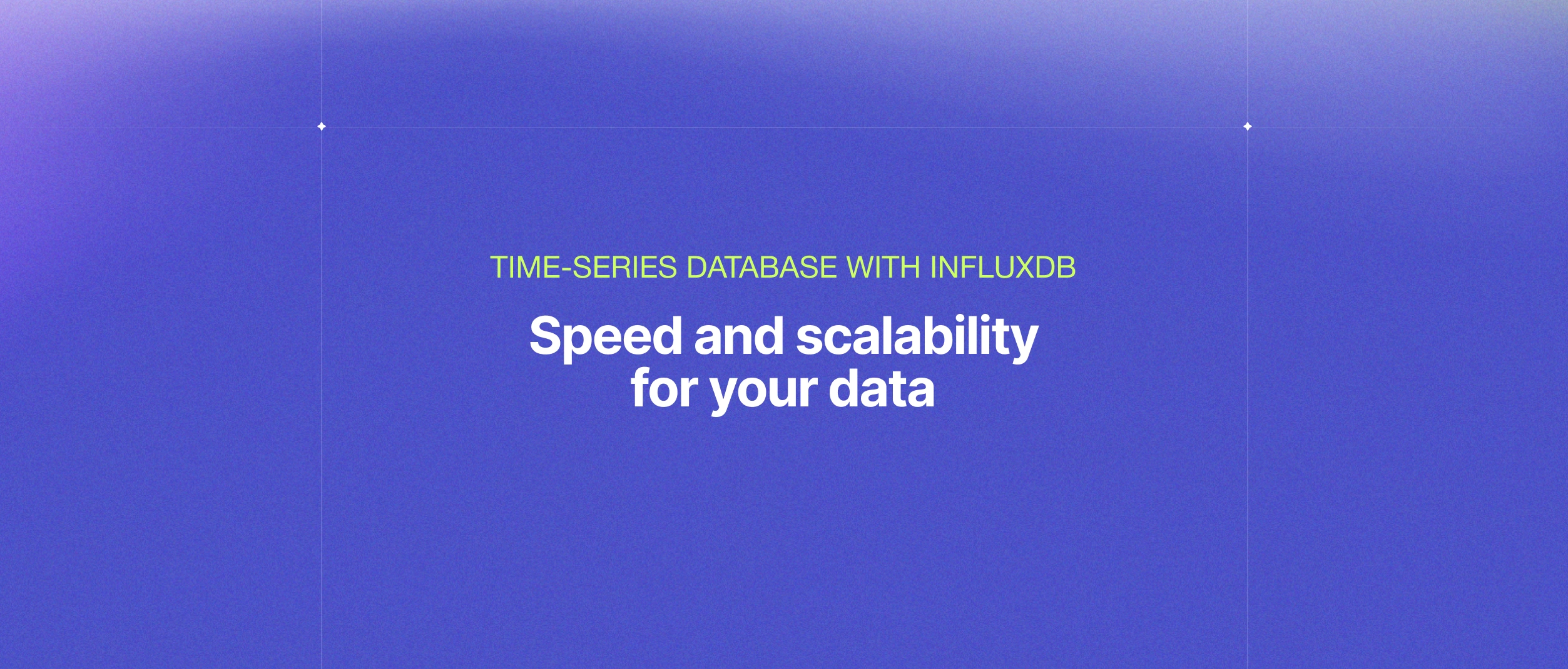 Time-series database with InfluxDB