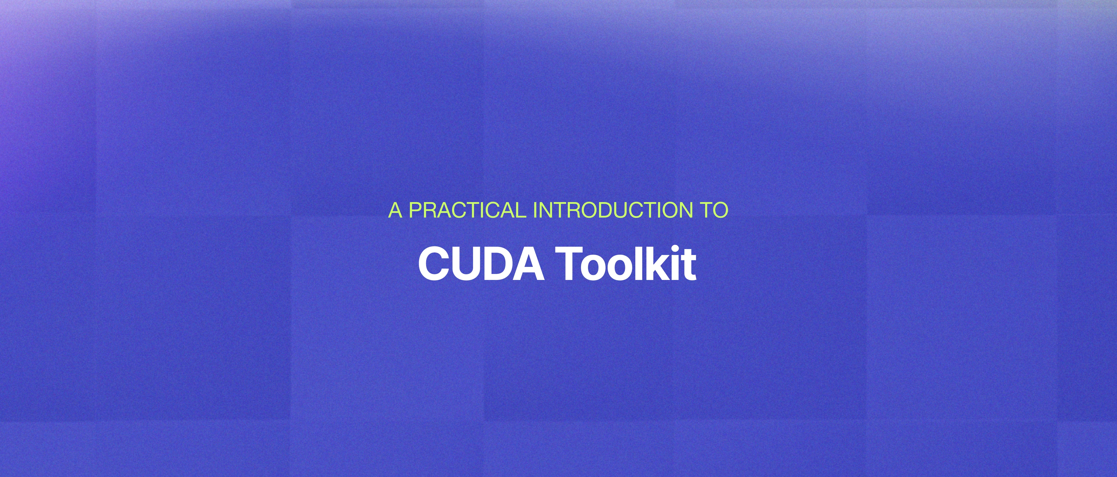 Cuda ToolKit