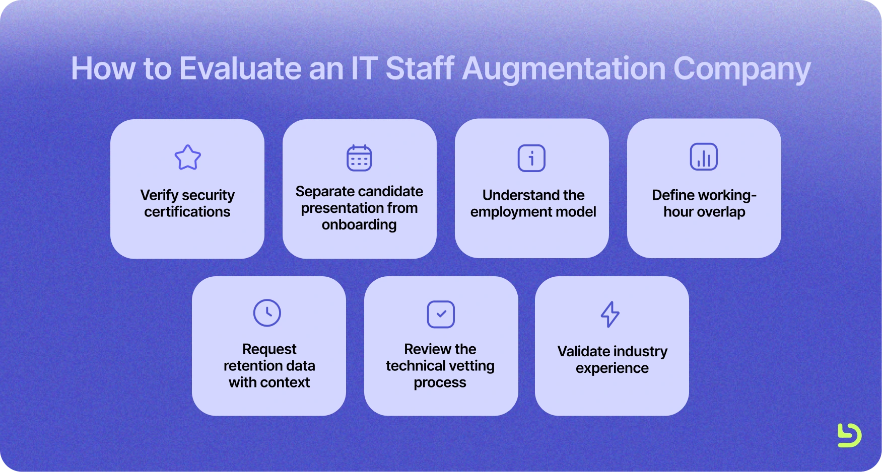 How to Evaluate an IT Staff Augmentation Company