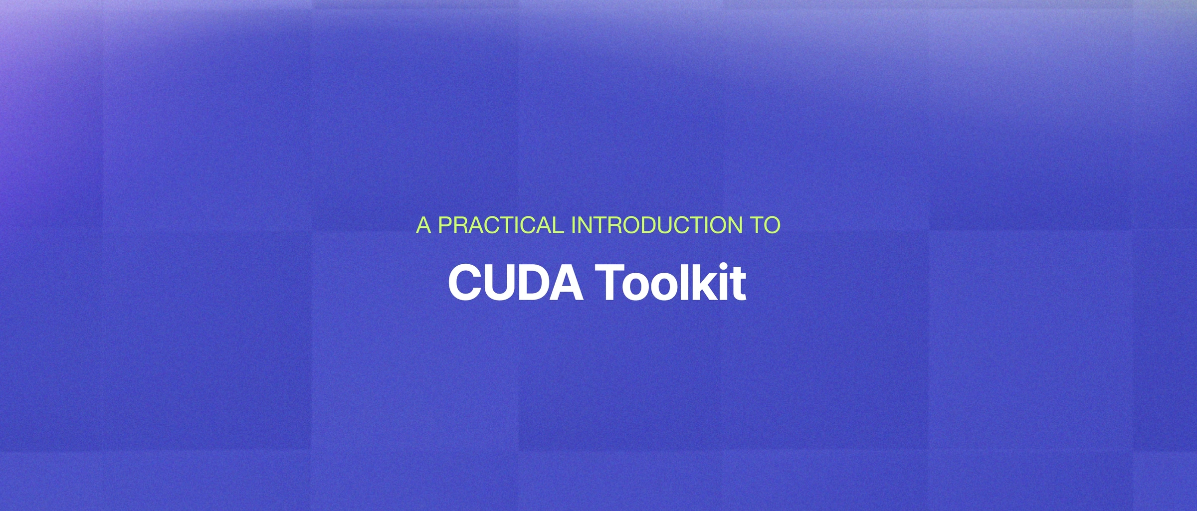 Cuda ToolKit