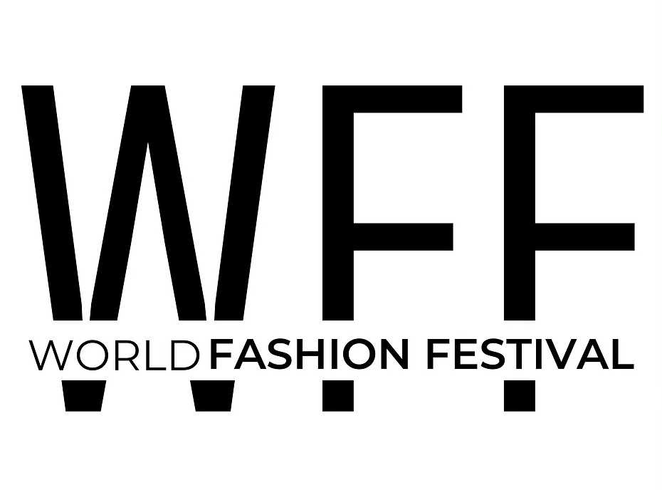 The World Fashion Festival runway show logo.