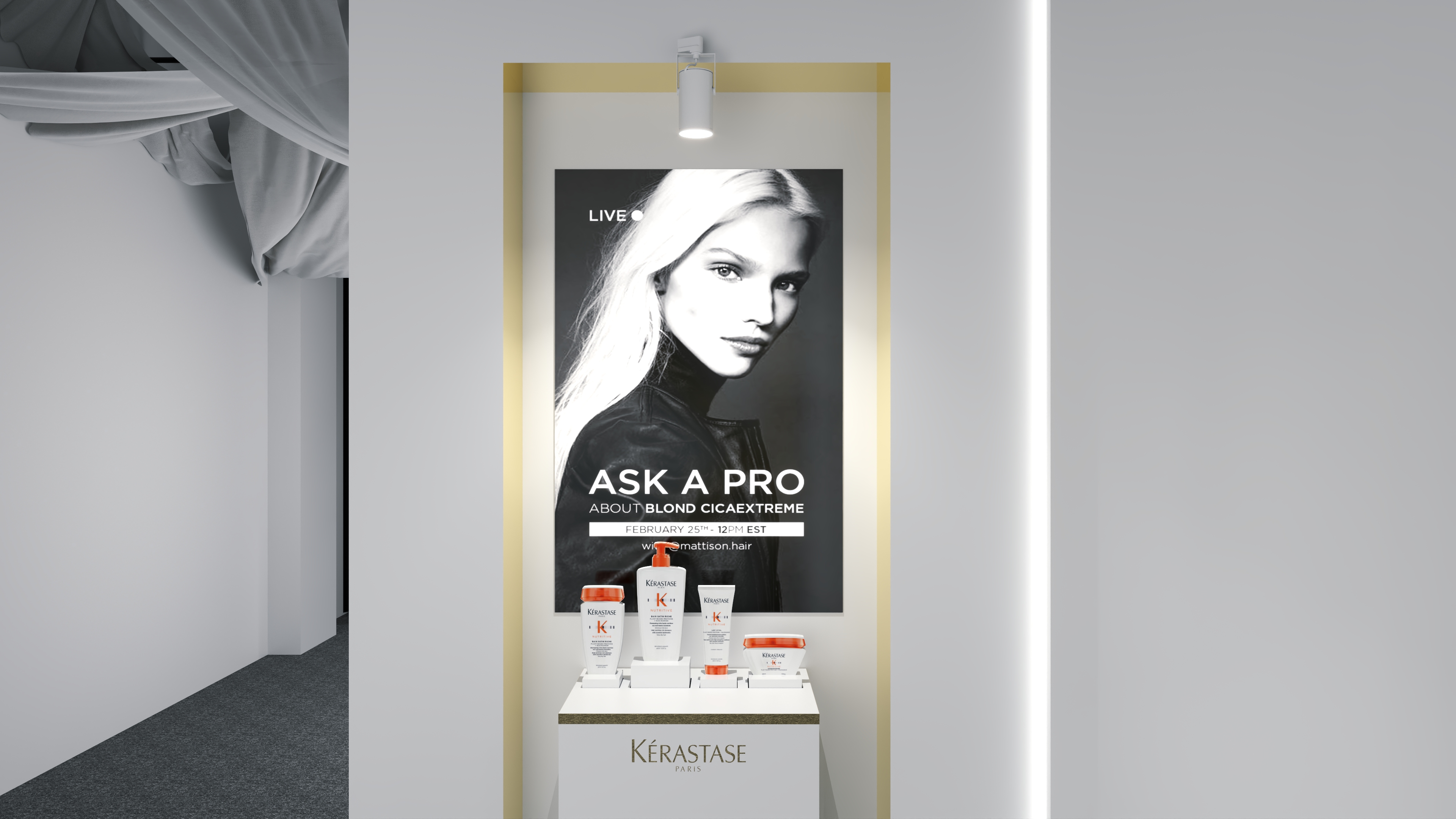 Showroom interior detail