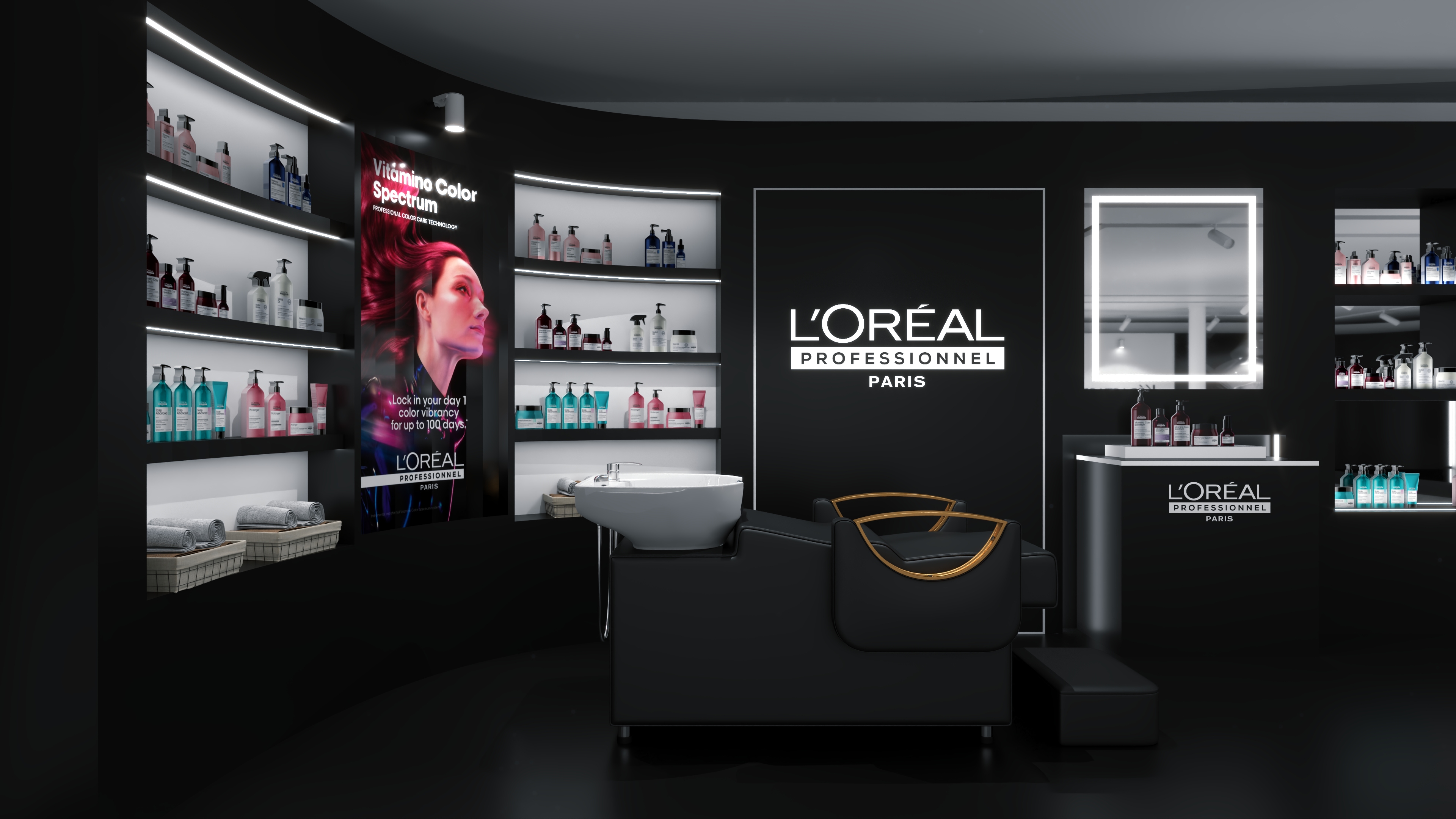 L'Oréal Paris main display