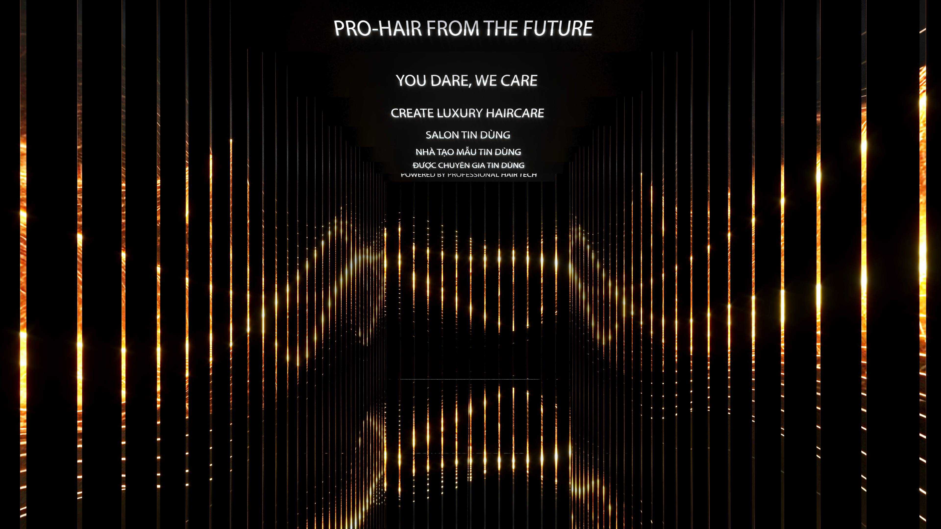 L'Oréal Paris showroom entry tunnel