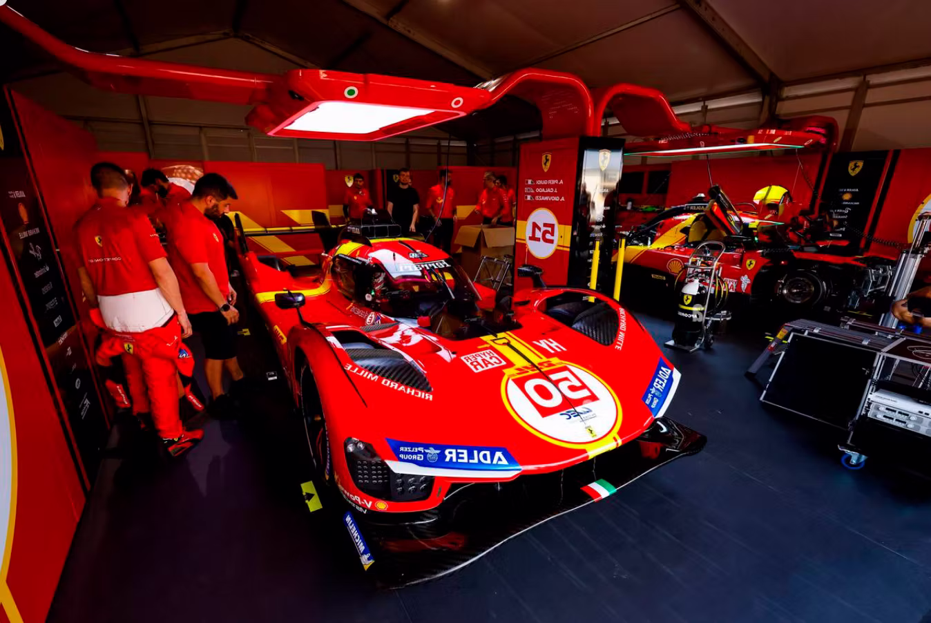 Penske pit garage
