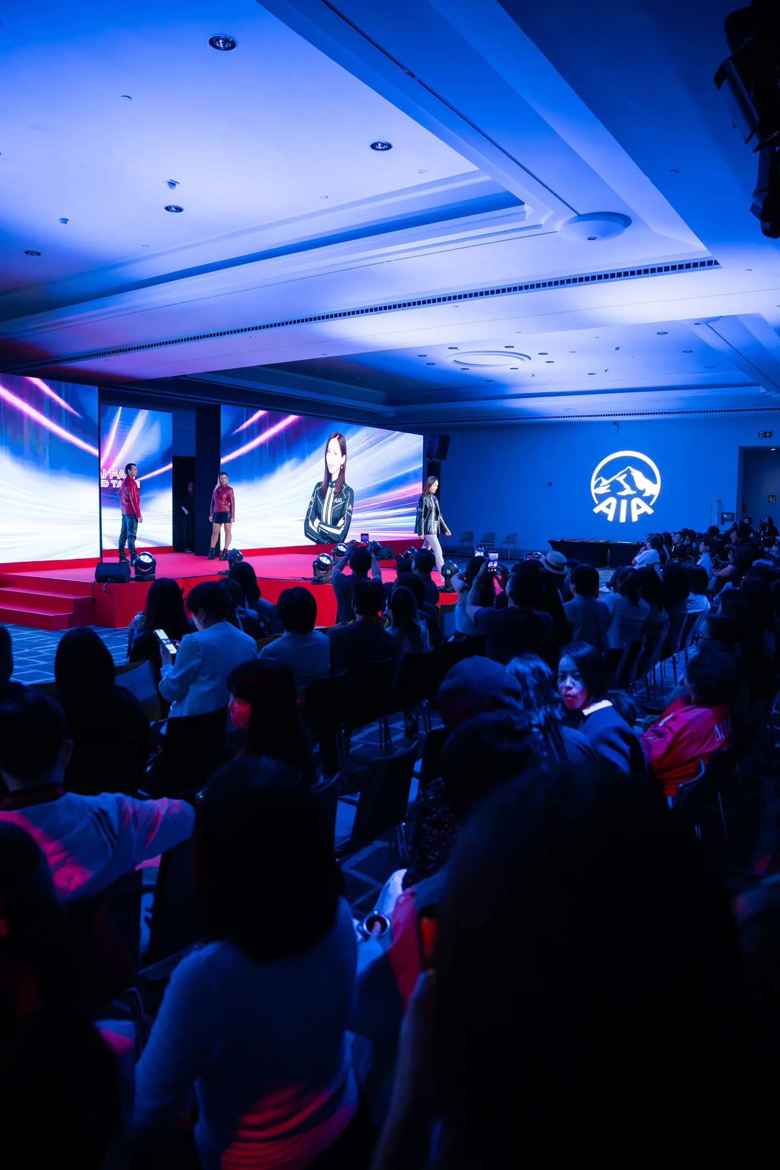 Awards ceremony stage lighting at a corporate conference in Barcelona