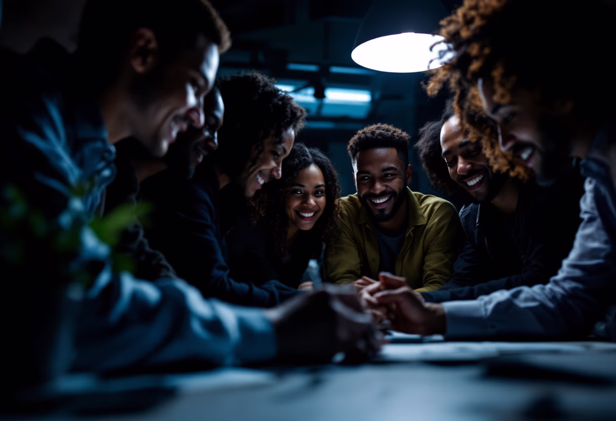 image of diverse group collaboration (for a hr tech)