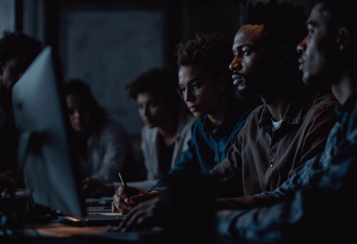 image of diverse group collaboration (for a hr tech)