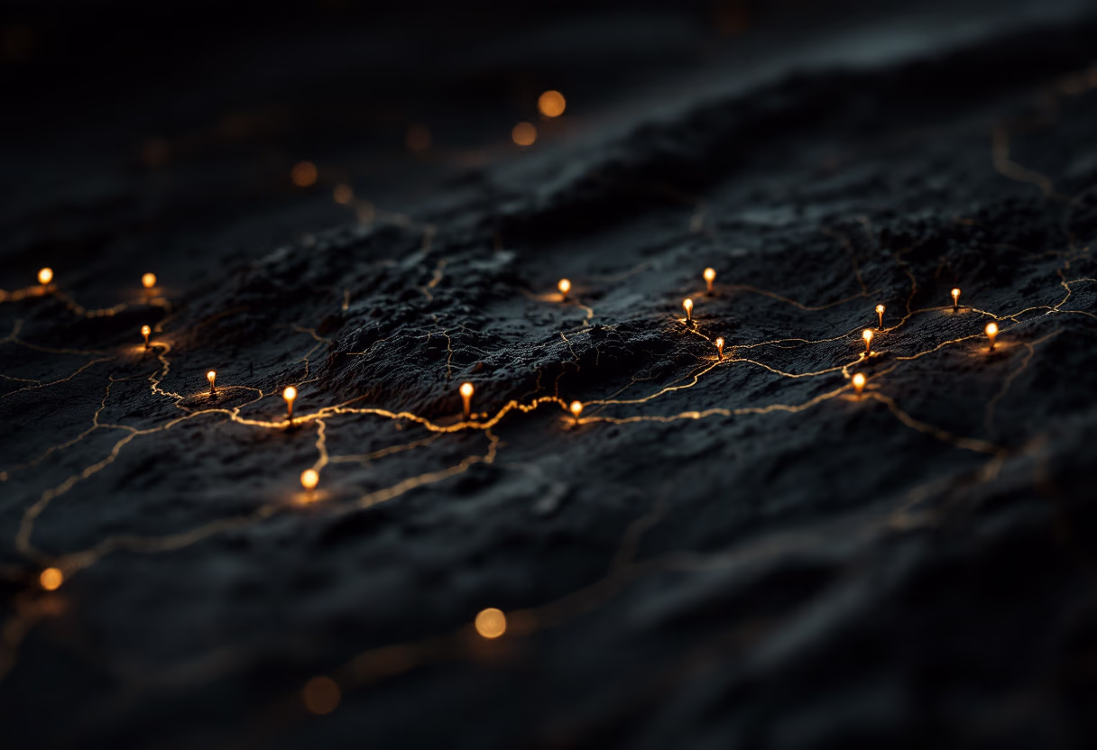 image of map showing service areas (for an agricultural services)