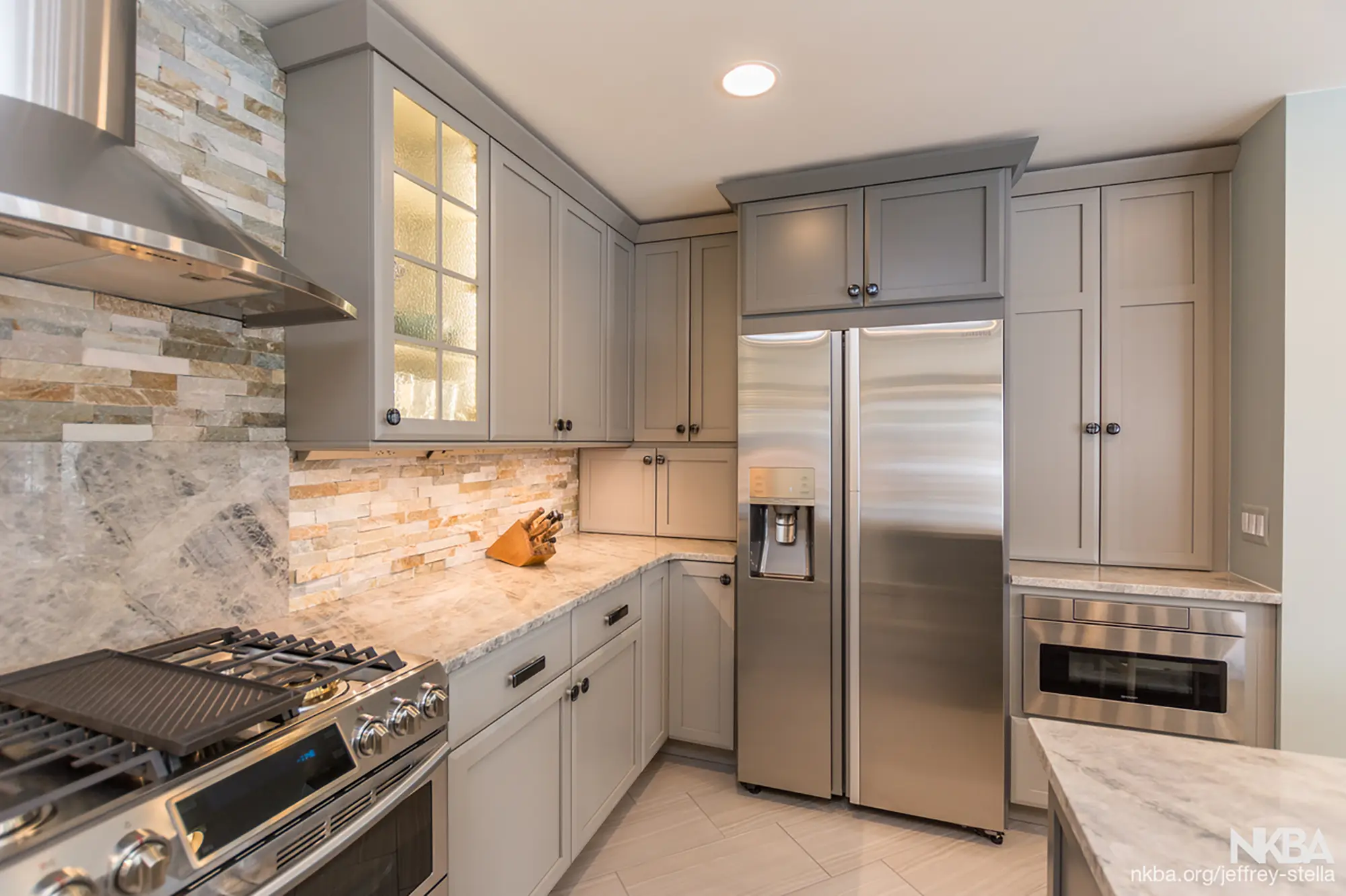 Family kitchen with island