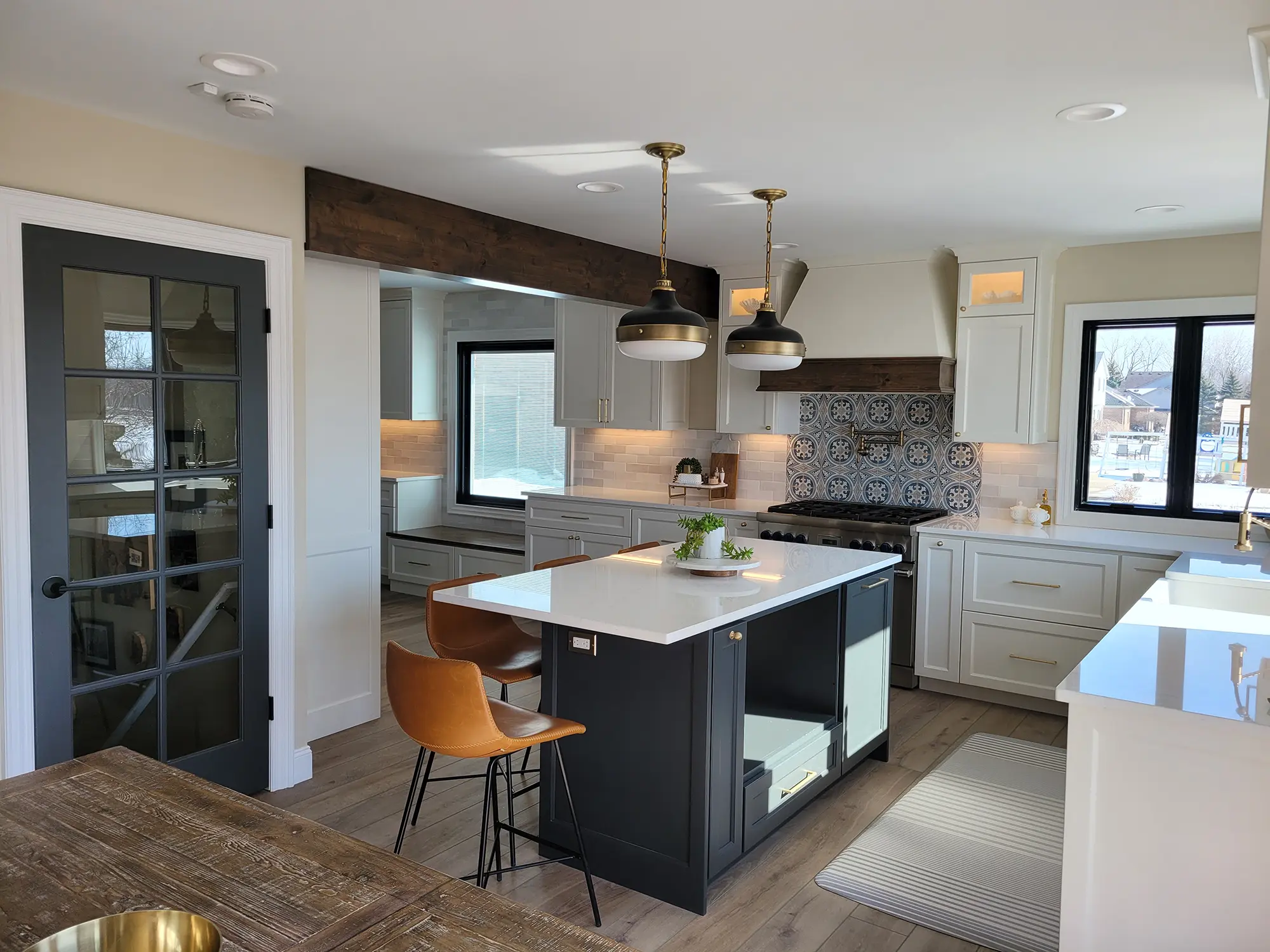 Contemporary kitchen interior