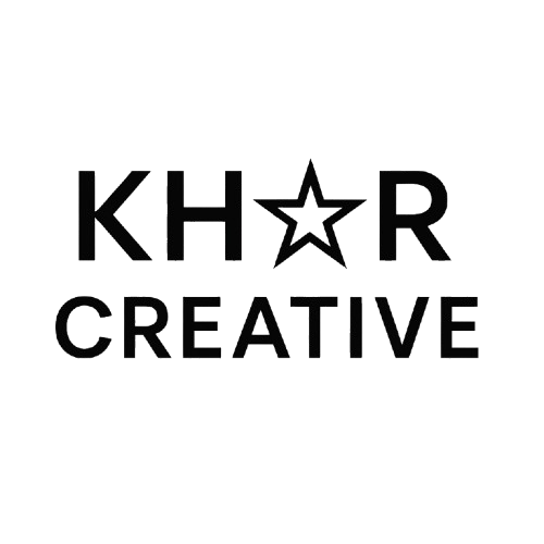 Khor Creative Logo with a star replacing the O