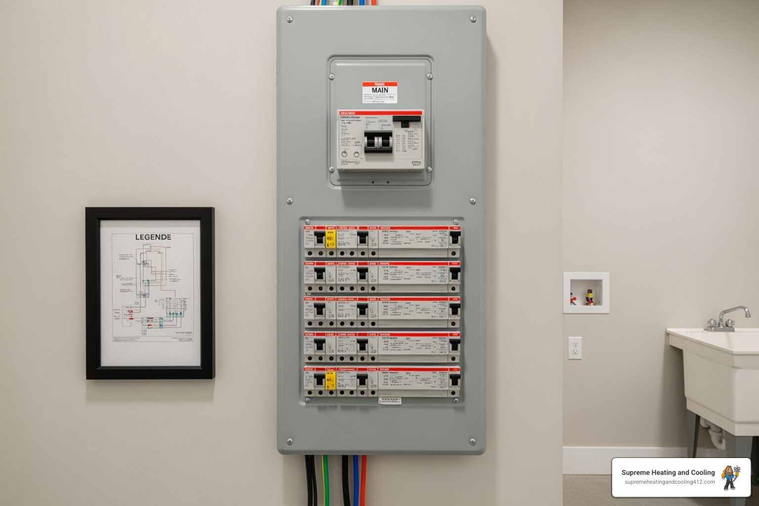 modern electrical panel - fuse box issues
