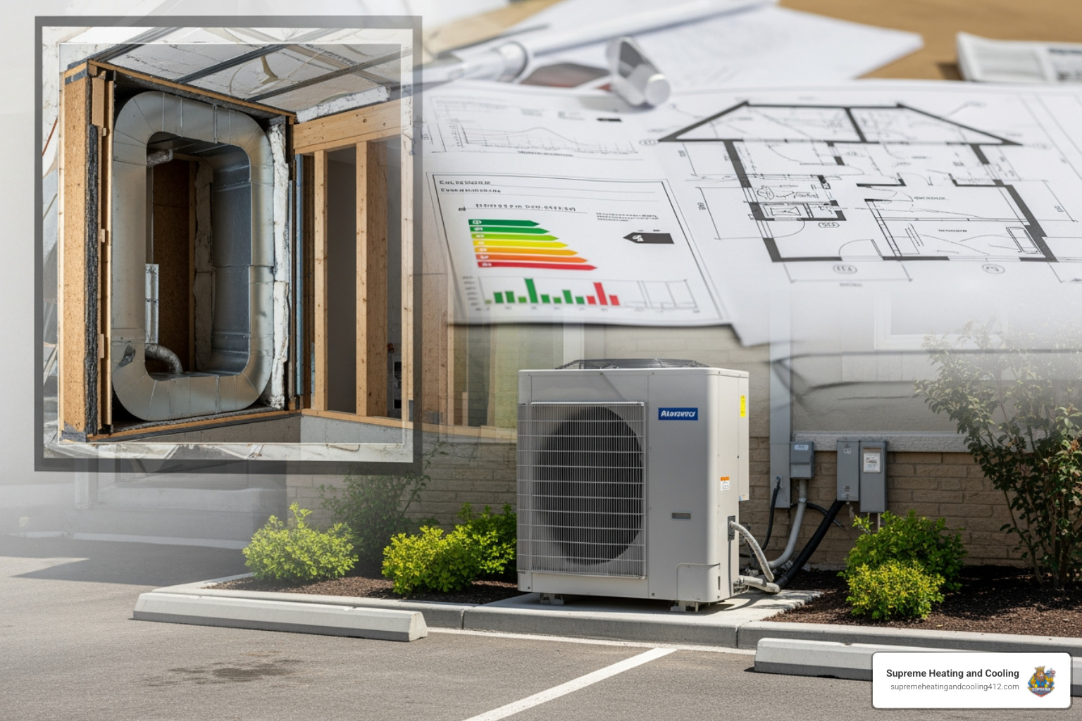 infographic showing the key factors that influence HVAC installation costs including system size, efficiency ratings, home characteristics, equipment quality, and installation complexity with visual icons for each category - Compare HVAC installation costs from companies serving the Fox Chapel area. infographic showing the key factors that influence HVAC installation costs including system size, efficiency ratings, home characteristics, equipment quality, and installation complexity with visual icons for each category - Compare HVAC installation costs from companies serving the Fox Chapel area.