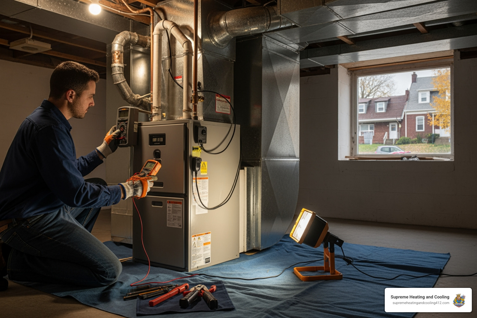 infographic showing three key benefits of furnace maintenance: lower energy bills with a dollar sign and downward arrow, extended system lifespan with a furnace and clock icon, and improved safety with a shield and check mark - affordable furnace maintenance in pittsburgh, pa infographic showing three key benefits of furnace maintenance: lower energy bills with a dollar sign and downward arrow, extended system lifespan with a furnace and clock icon, and improved safety with a shield and check mark - affordable furnace maintenance in pittsburgh, pa