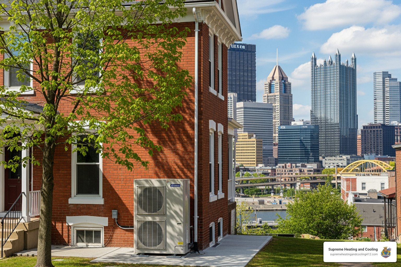 Infographic showing how modern heat pumps work in both summer and winter: In summer mode, the system extracts heat from indoor air and releases it outside for cooling. In winter mode, it reverses the process, pulling heat from outdoor air and transferring it inside for heating. Arrows indicate refrigerant flow, with labels for evaporator coil, compressor, condenser coil, and reversing valve. Text notes that cold-climate models maintain efficiency even at temperatures as low as 5°F to -13°F. - best heat pump replacement in pittsburgh, pa Infographic showing how modern heat pumps work in both summer and winter: In summer mode, the system extracts heat from indoor air and releases it outside for cooling. In winter mode, it reverses the process, pulling heat from outdoor air and transferring it inside for heating. Arrows indicate refrigerant flow, with labels for evaporator coil, compressor, condenser coil, and reversing valve. Text notes that cold-climate models maintain efficiency even at temperatures as low as 5°F to -13°F. - best heat pump replacement in pittsburgh, pa