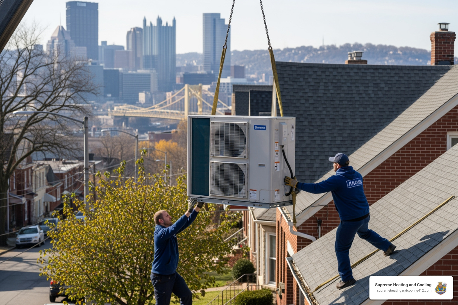 Infographic showing the key qualities of a top heat pump replacement company including a symbol for expertise, local experience timeline, warranty shield symbol, proper licensing documentation, positive customer review stars, clear communication checklist, and professional installation process steps from consultation through final testing - heat pump replacement company in pittsburgh, pa