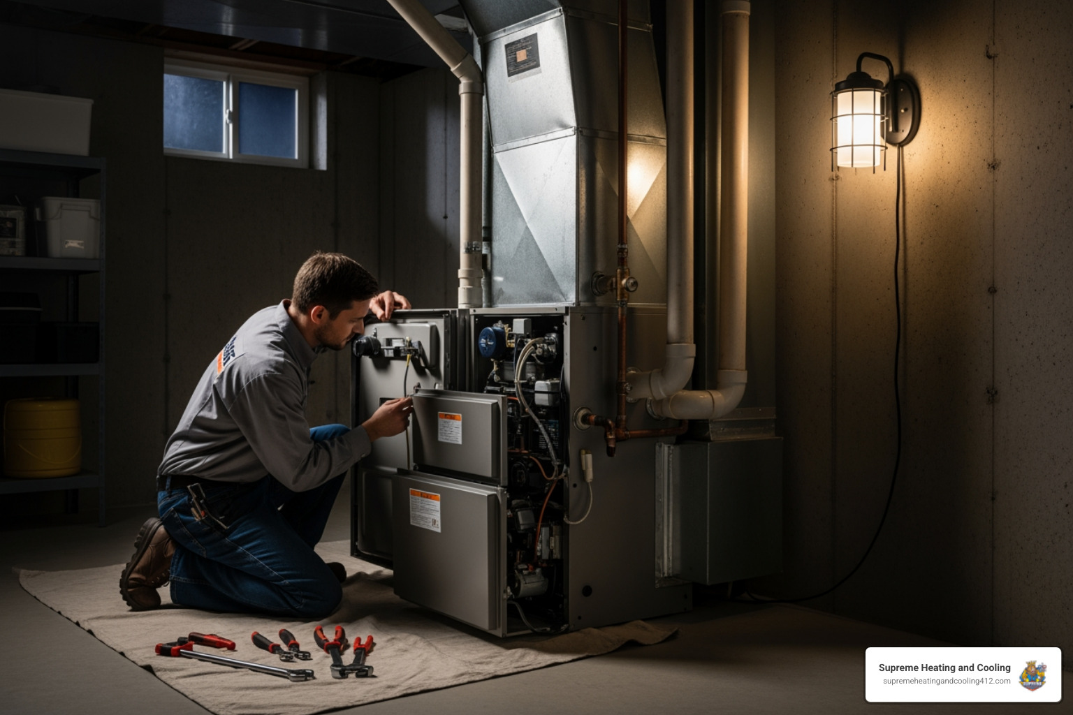 Don't Freeze! Get Fast Furnace Maintenance in Monroeville, PA, Day or Night