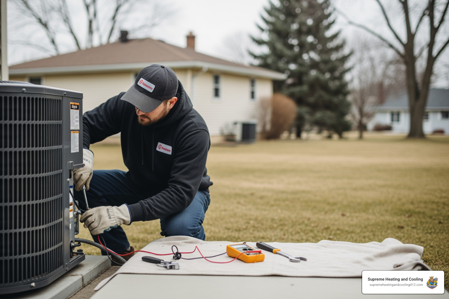 Infographic showing when to call for heat pump repair: warning signs include unusual noises like grinding or squealing, visible ice buildup in warm weather, rooms that won't reach desired temperature, energy bills that spike unexpectedly, system cycling on and off every few minutes, weak airflow from vents, and hissing sounds indicating refrigerant leaks. Emergency situations require immediate professional help, while regular maintenance prevents most breakdowns. - heat pump repair glenshaw pa Infographic showing when to call for heat pump repair: warning signs include unusual noises like grinding or squealing, visible ice buildup in warm weather, rooms that won't reach desired temperature, energy bills that spike unexpectedly, system cycling on and off every few minutes, weak airflow from vents, and hissing sounds indicating refrigerant leaks. Emergency situations require immediate professional help, while regular maintenance prevents most breakdowns. - heat pump repair glenshaw pa