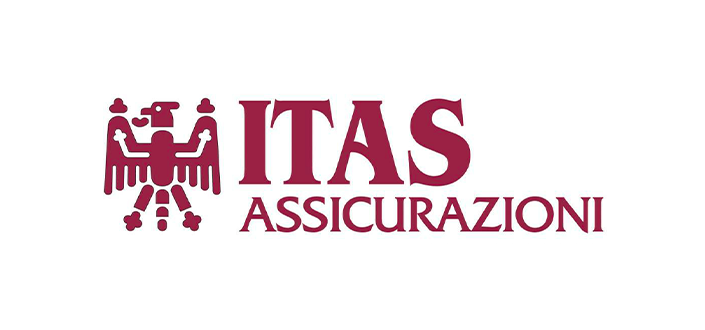 ITAS Assicurazioni logo featuring a stylized maroon eagle emblem.