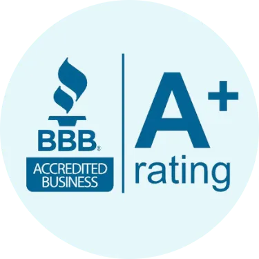 BBB Accredited Business with A plus rating