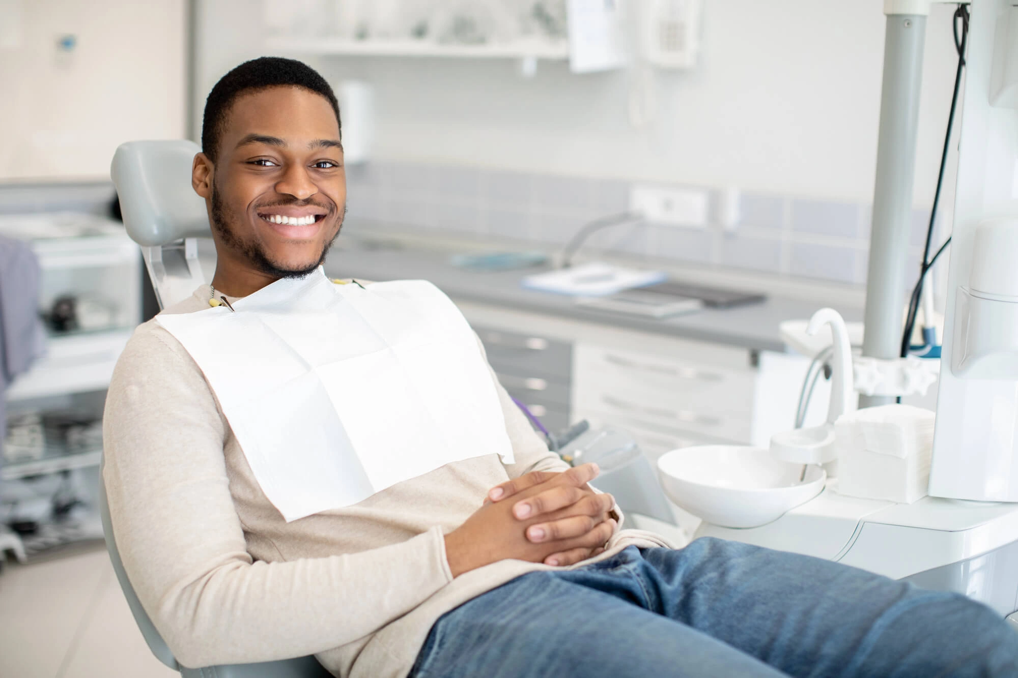 smiling after dental crowns west chester pa