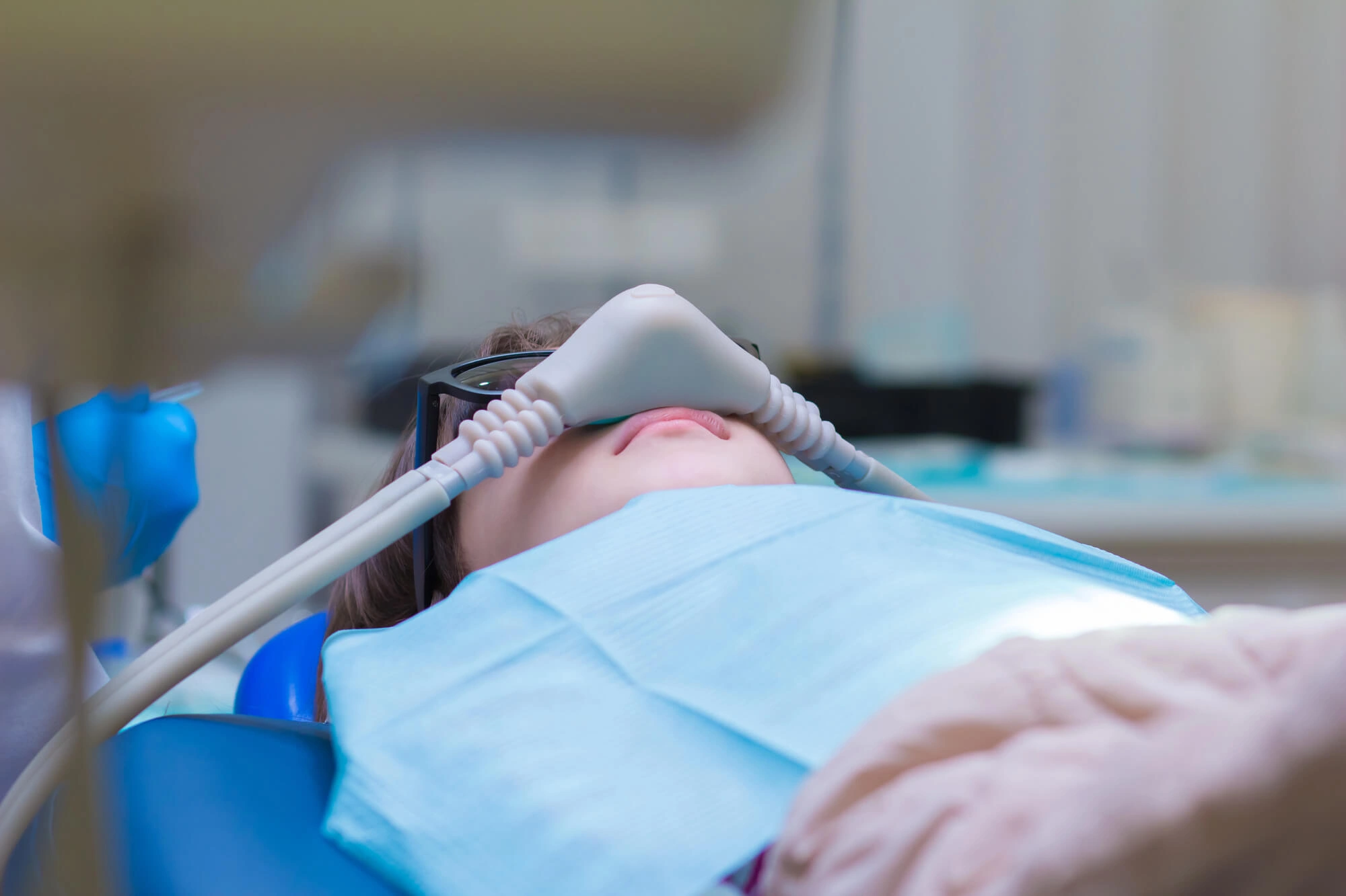 Patient undergoing sedation dentistry west chester pa