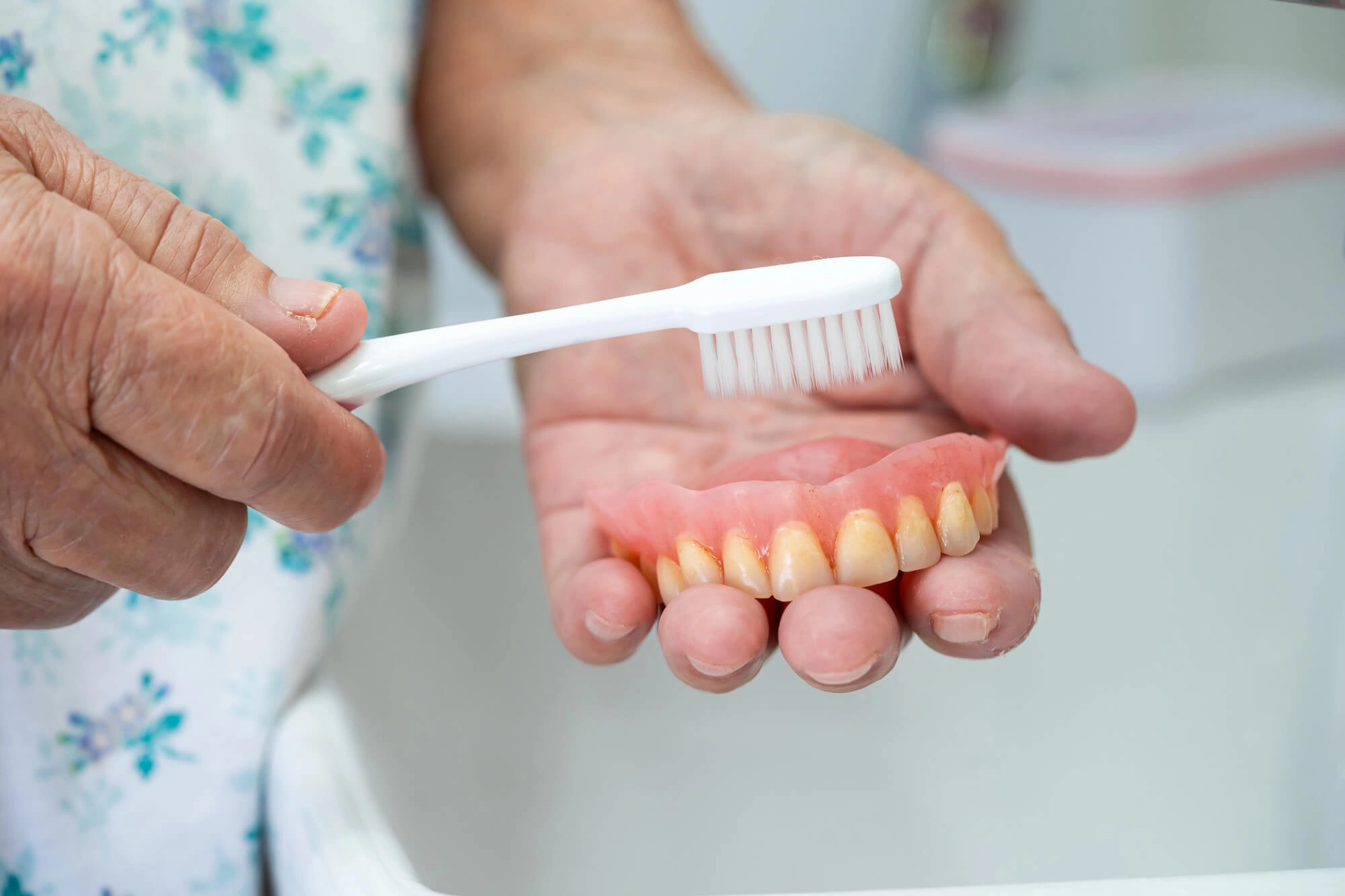 Brushing dentures west chester pa