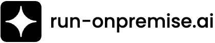 run-onpremise.ai logo with a white four-point star icon inside a black rounded square.