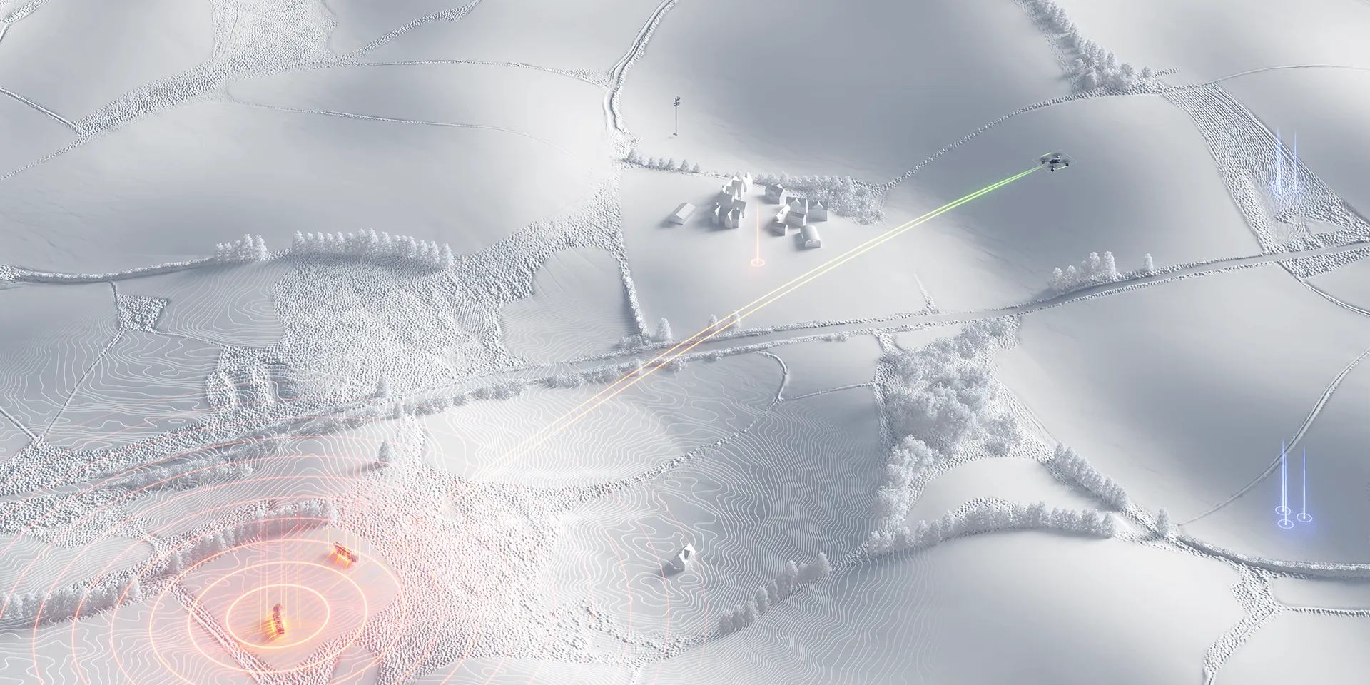 3d farmland scene of OV1