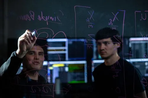 Team working on solving problems
