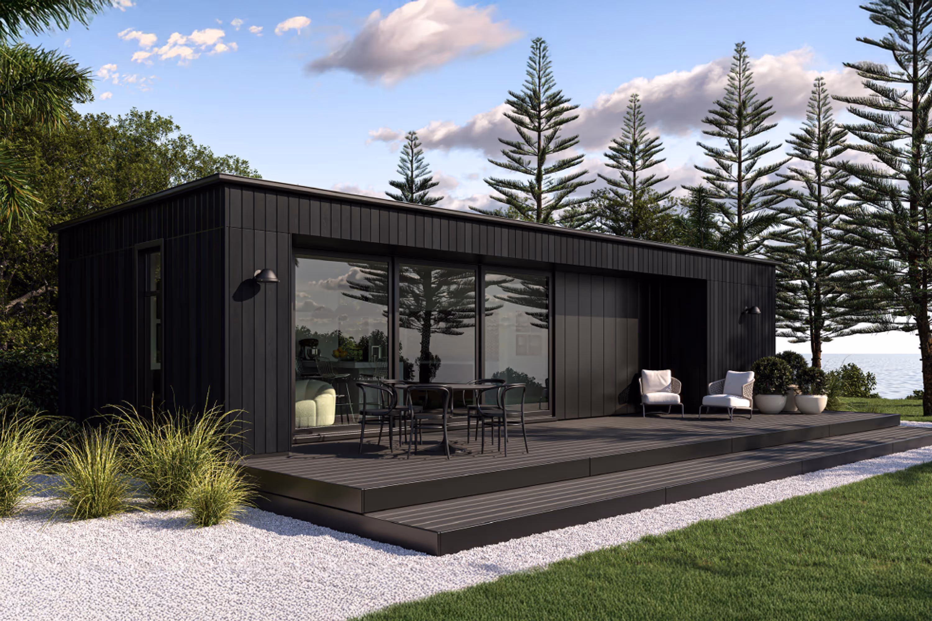 New build plan, compact home: Tarakihi | New Leaf Builders