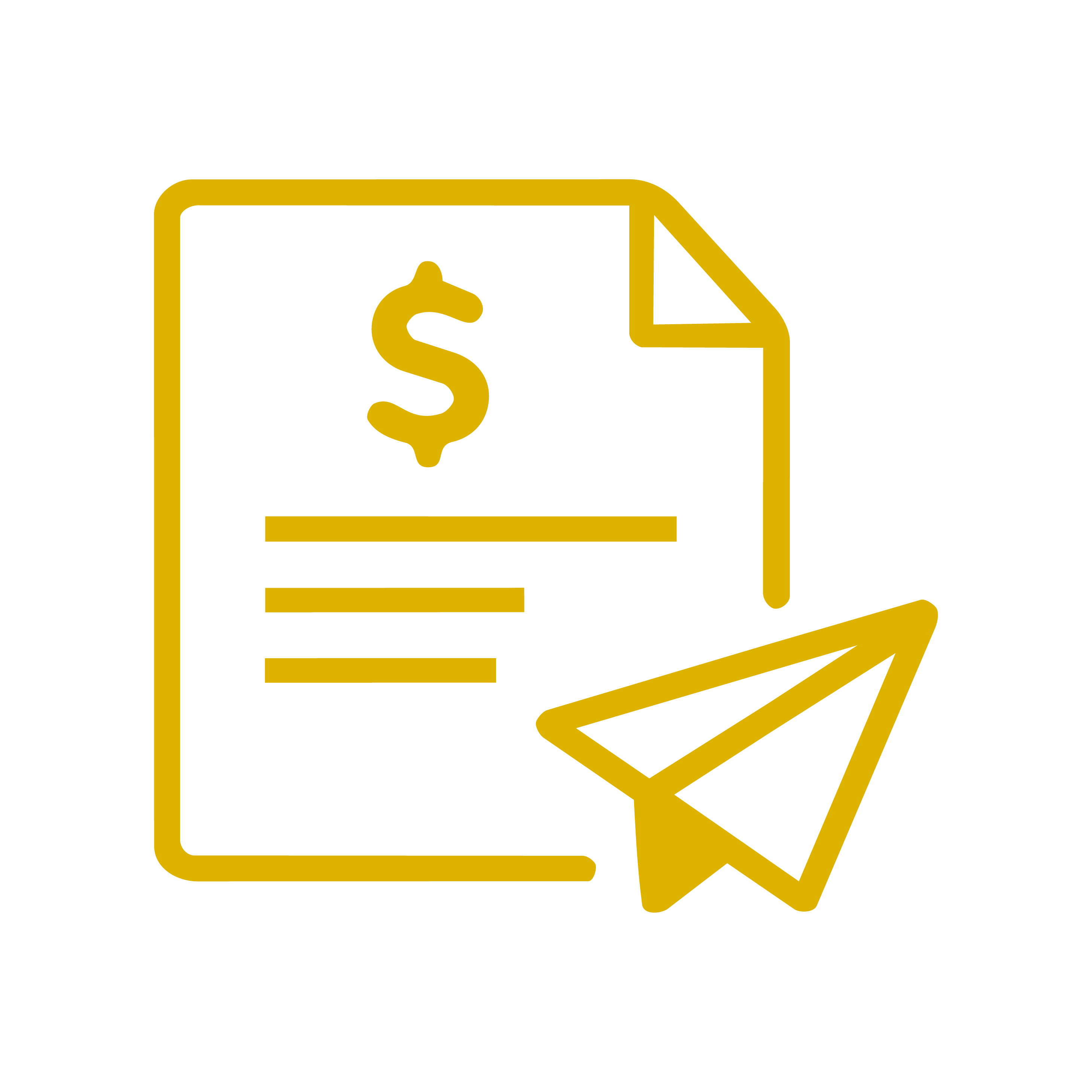 An icon to represent the first step of our process "request a free estimate"