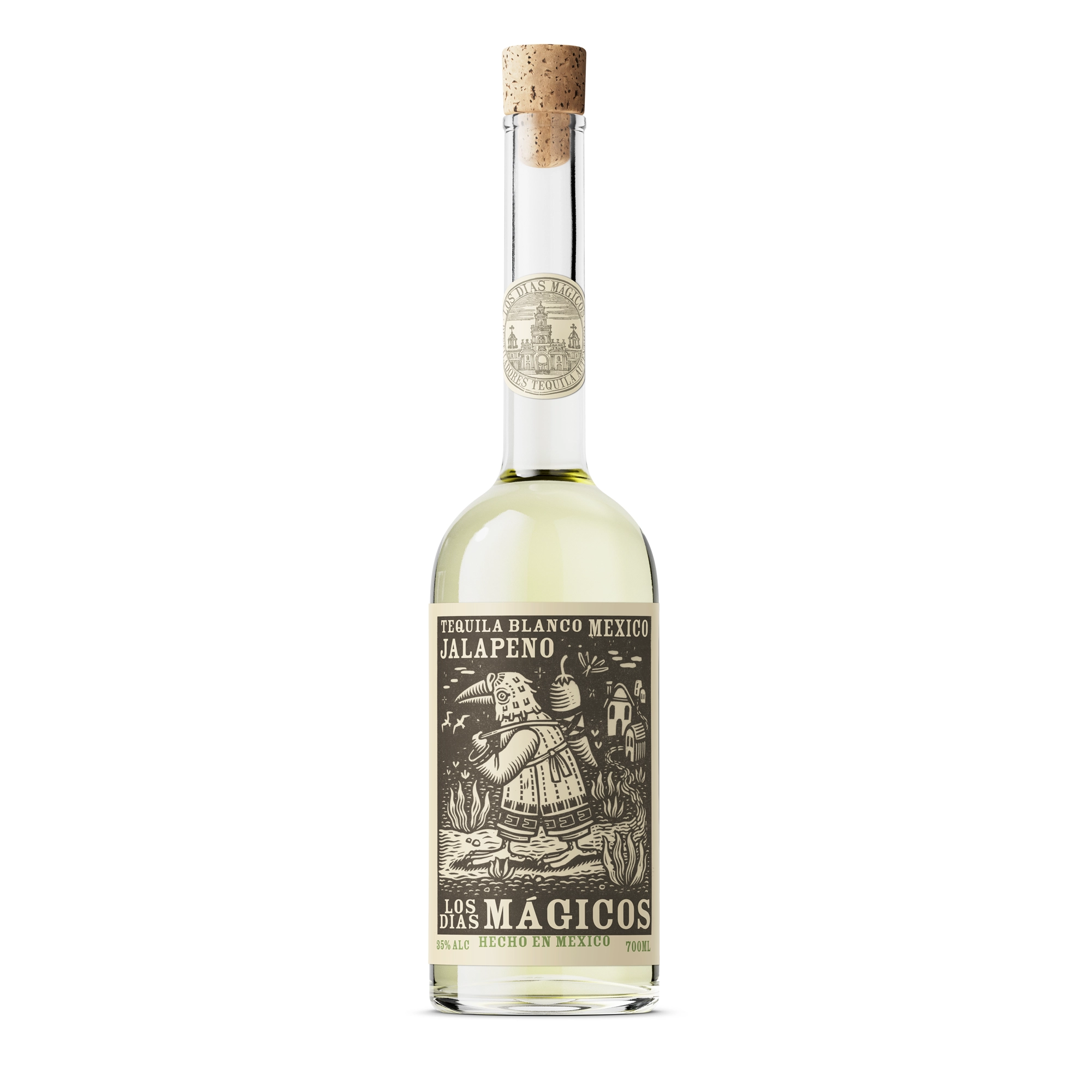 Los Dias Magicos Jalapeno Tequila 700ml