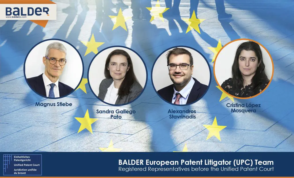BALDER European Patent (UPC) Team