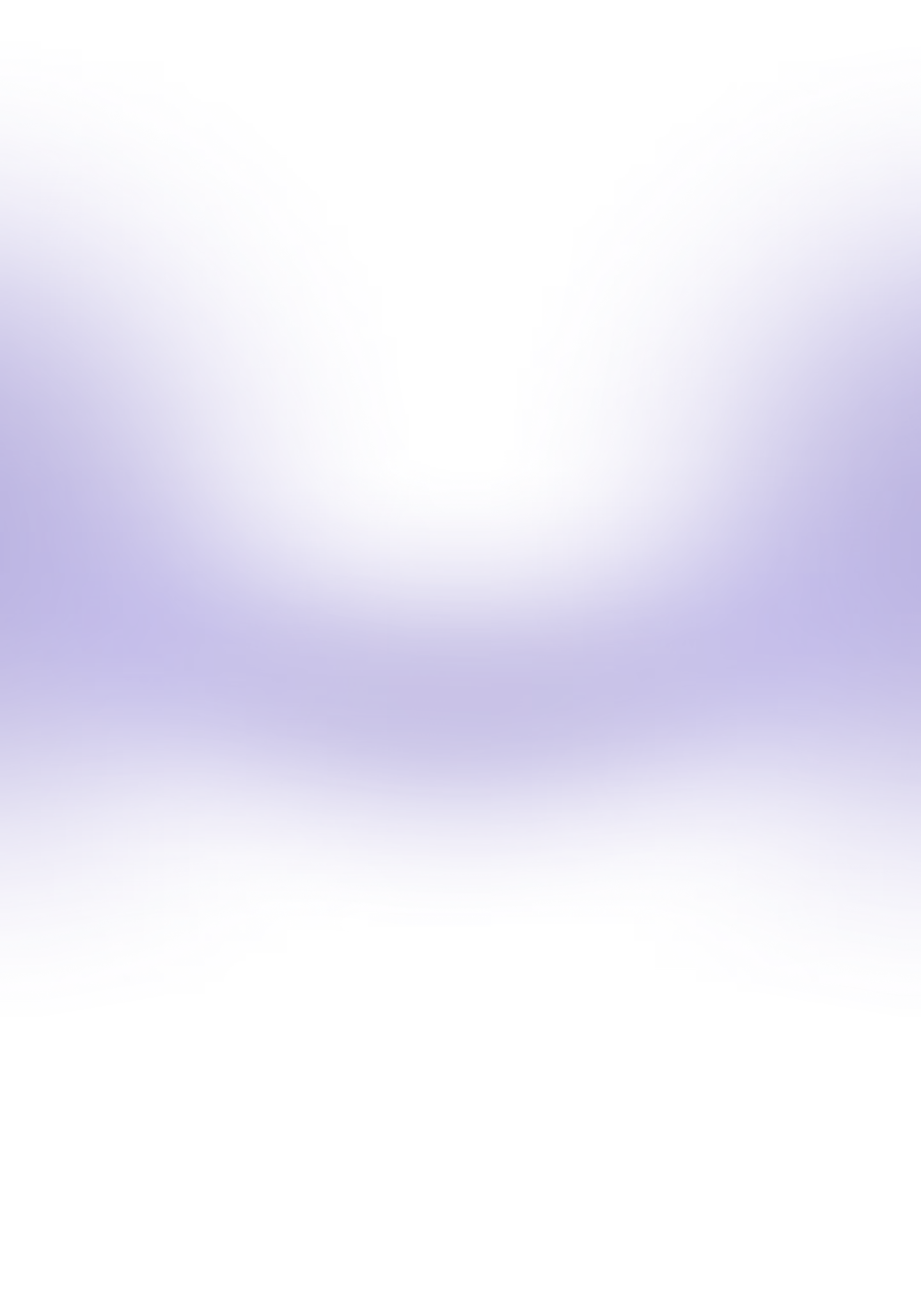 Abstract image with a central black shape resembling a tunnel opening surrounded by layered blue and purple gradients.