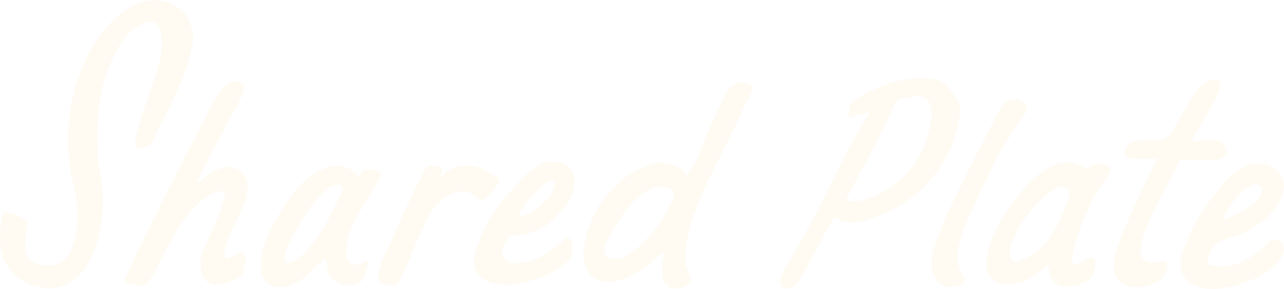 Handwritten script text saying 'Shared Plate' in off-white on a transparent background.