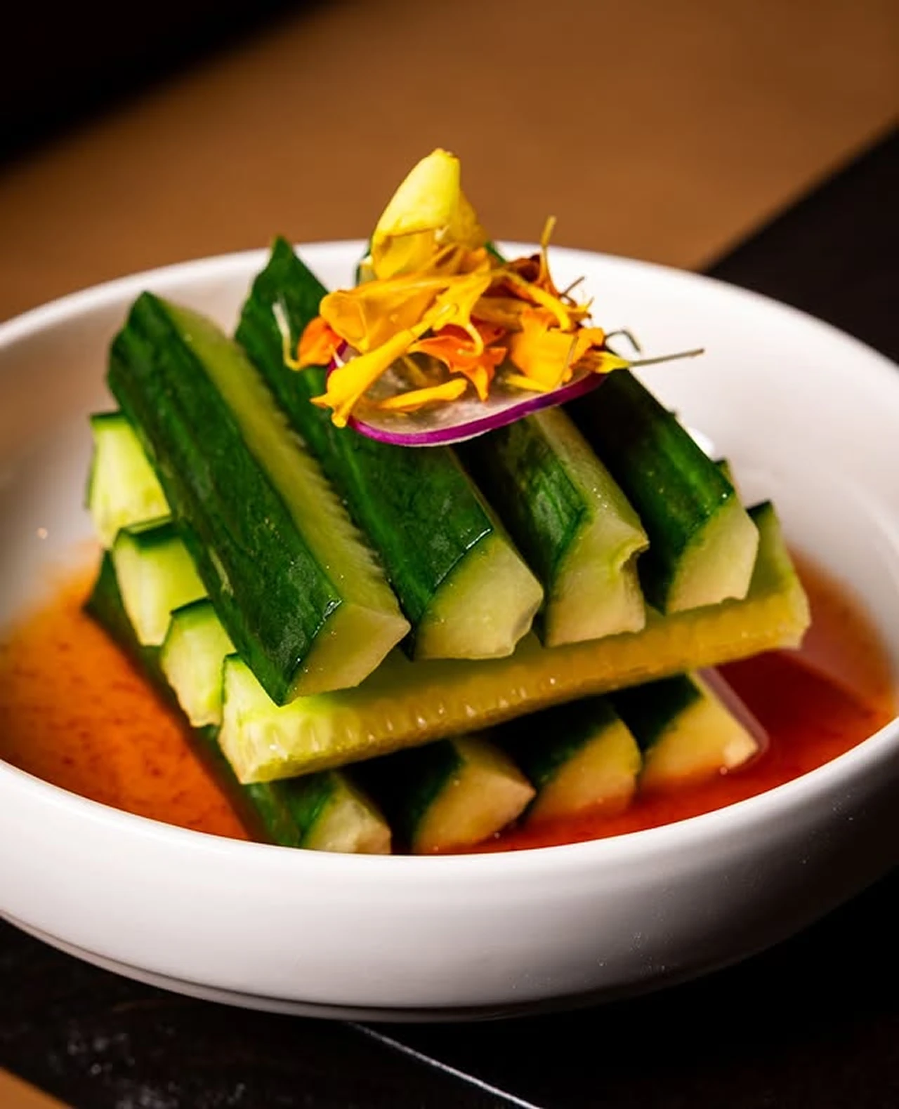 Asian fusion dishes and sushi menu items