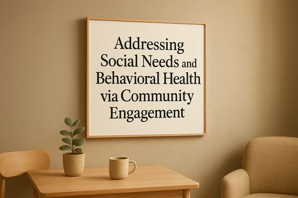 Addressing Social Needs and Behavioral Health via Community Engagement
