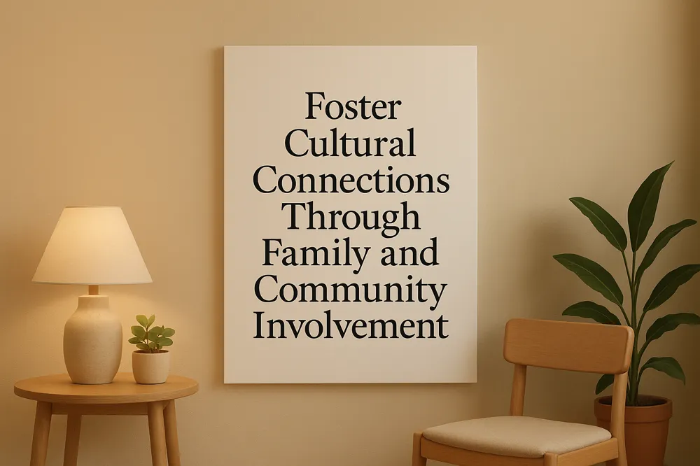 Foster Cultural Connections Through Family and Community Involvement
